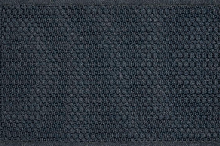 Custom Rugs, Runners & Rounds Wherever Sisal (synthetic) Deep Blue Medium Blue - Navy Machine Made Rug
