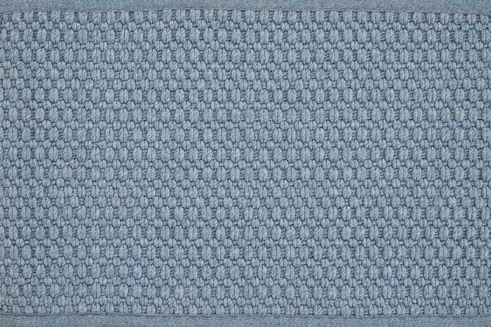Custom Rugs, Runners & Rounds Wherever Sisal (synthetic) Sky Lt. Blue - Blue Hand Woven Rug
