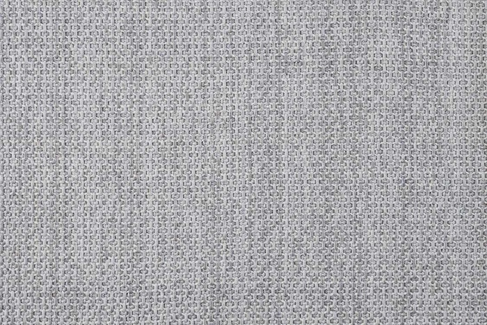 Custom Rugs, Runners & Rounds Crochet Platinum Lt. Grey - Grey Hand Loomed Rug