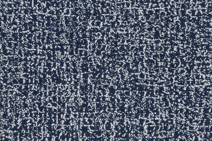 Custom Rugs, Runners & Rounds Ventura Navy Medium Blue - Navy & Ivory - Beige Machine Made Rug