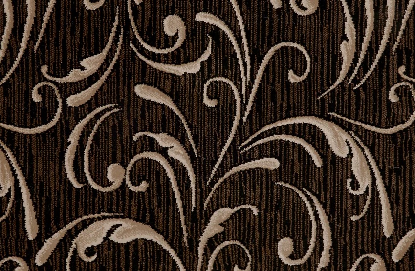Custom Rugs, Runners & Rounds Filigree Nutmeg Lt. Brown - Chocolate Machine Made Rug