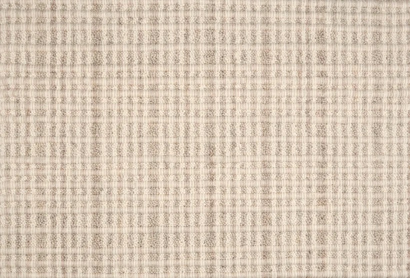 Custom Rugs, Runners & Rounds Wisteria Flax Ivory - Beige Hand Loomed Rug