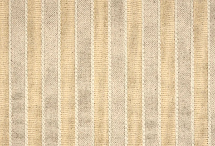 Custom Rugs, Runners & Rounds Renegade Stripe Sunbeam Camel - Taupe & Lt. Brown - Chocolate Flat weave Rug