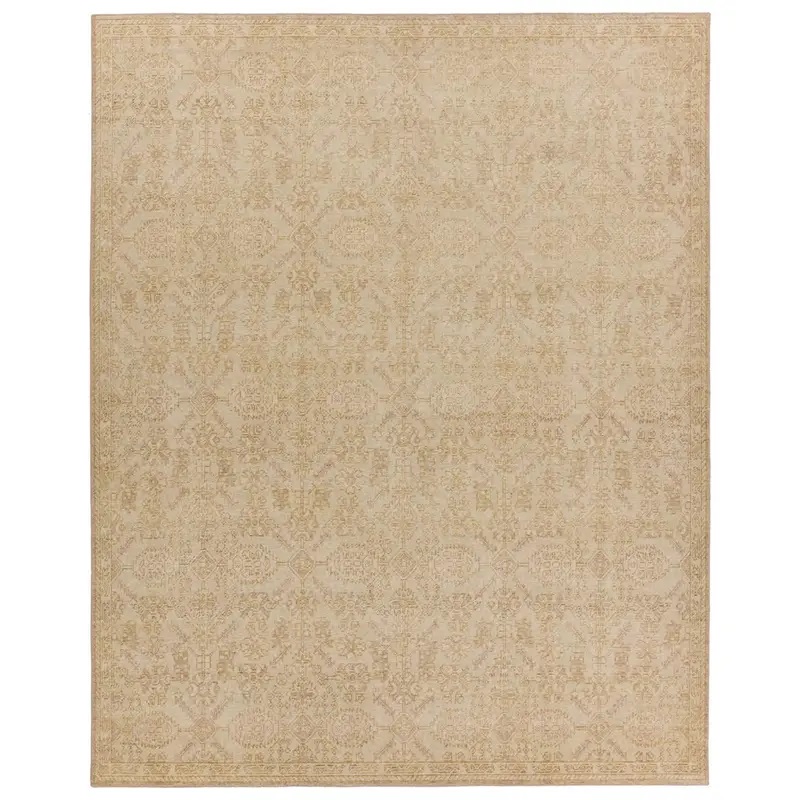 Oushak Rugs Onessa ONE03 Ivory - Beige & Lt. Grey - Grey Hand Knotted Rug