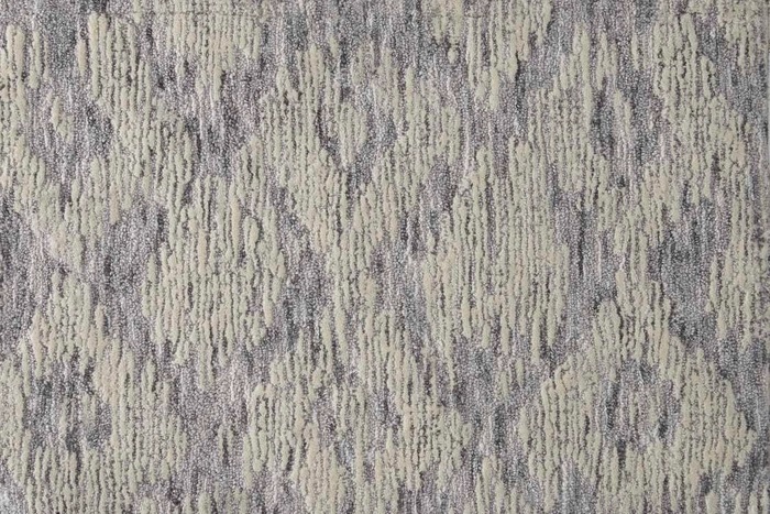 Custom Rugs, Runners & Rounds Cupertino Silicon Lt. Grey - Grey & Lt. Blue - Blue Machine Made Rug