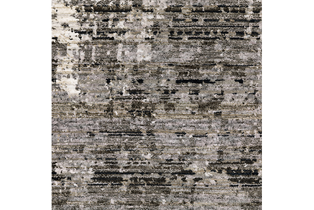Contemporary Rugs & Transitional Rugs Nebulous 4151N Lt. Grey - Grey & Black - Charcoal Machine Made Rug