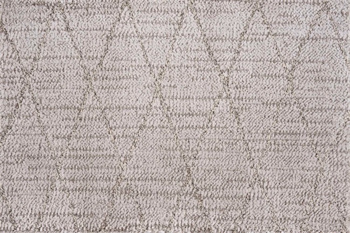 Custom Rugs, Runners & Rounds Andes Trellis Silver Lt. Grey - Grey Machine Made Rug