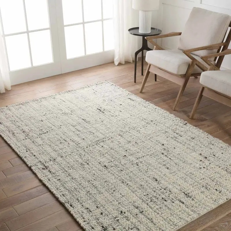Casual Rugs & Solid Rugs Cambridge CMB05 Ivory - Beige & Medium Blue - Navy Hand Woven Rug