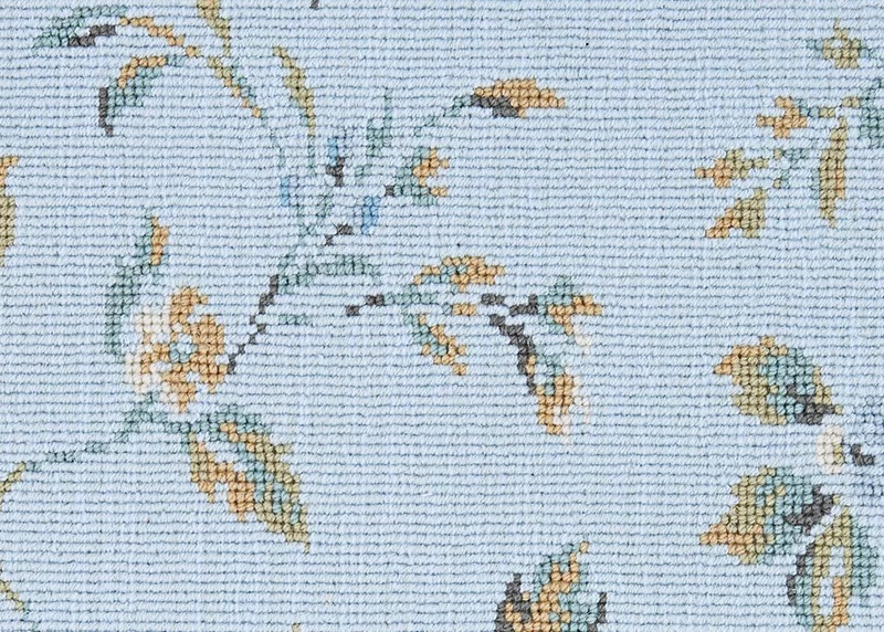 Custom Rugs, Runners & Rounds Ariana Stria 3790/0004 Soft Blue Lt. Blue - Blue & Multi Machine Made Rug