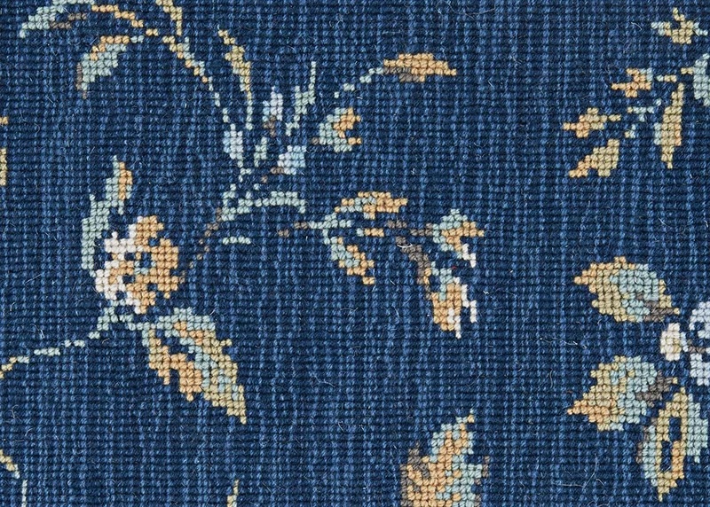 Custom Rugs, Runners & Rounds Ariana Stria 3790/0001 Denim Medium Blue - Navy & Multi Machine Made Rug