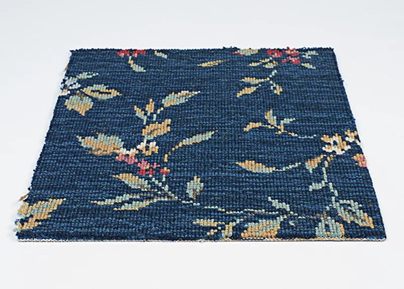Custom Rugs, Runners & Rounds Ariana Stria 3790/0001 Denim Medium Blue - Navy & Multi Machine Made Rug