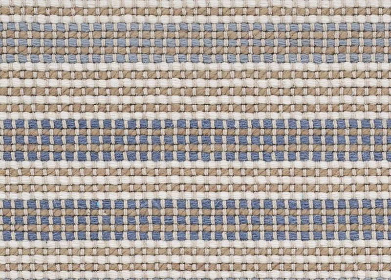 Custom Rugs, Runners & Rounds Aurora 7540/0001 Blue Medium Blue - Navy & Ivory - Beige Machine Made Rug
