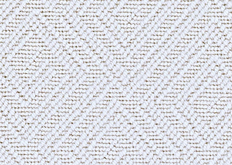 Custom Rugs, Runners & Rounds Wilton White Collection 6013/0001 Corinthian White Ivory - Beige Machine Made Rug