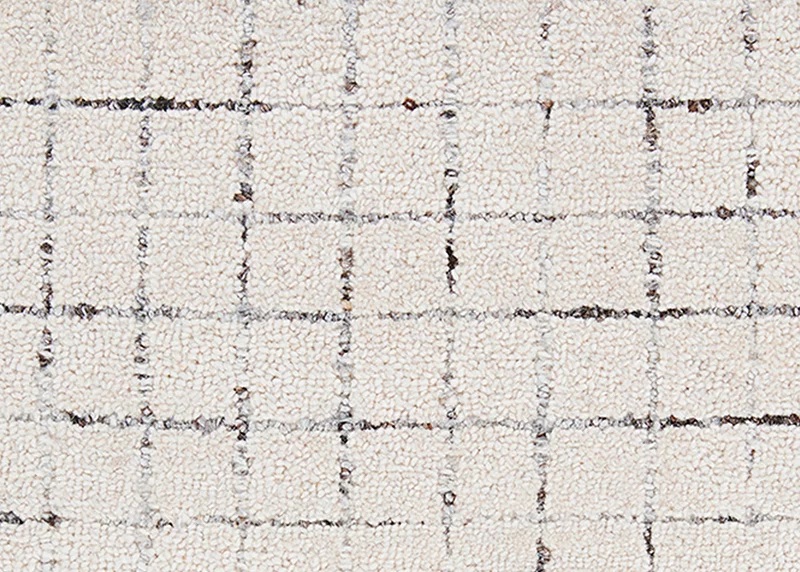 Custom Rugs, Runners & Rounds Candlewood 6980/0003 Onyx Ivory - Beige & Black - Charcoal Machine Made Rug