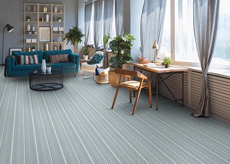 Custom Rugs, Runners & Rounds Canterbury 6359/0001 Cyan Other Machine Made Rug