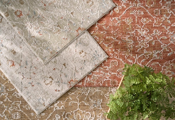 Custom Rugs, Runners & Rounds Infinite Tradition IFT57 Brick Red - Burgundy & Rust - Orange Machine Made Rug