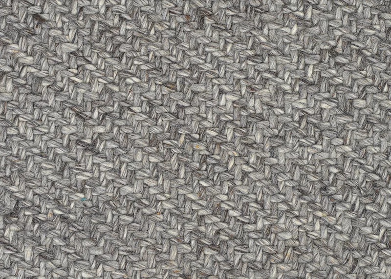 Custom Rugs, Runners & Rounds Cottage Tweed 3639/0002 Dark Grey Black - Charcoal & Lt. Grey - Grey Machine Made Rug