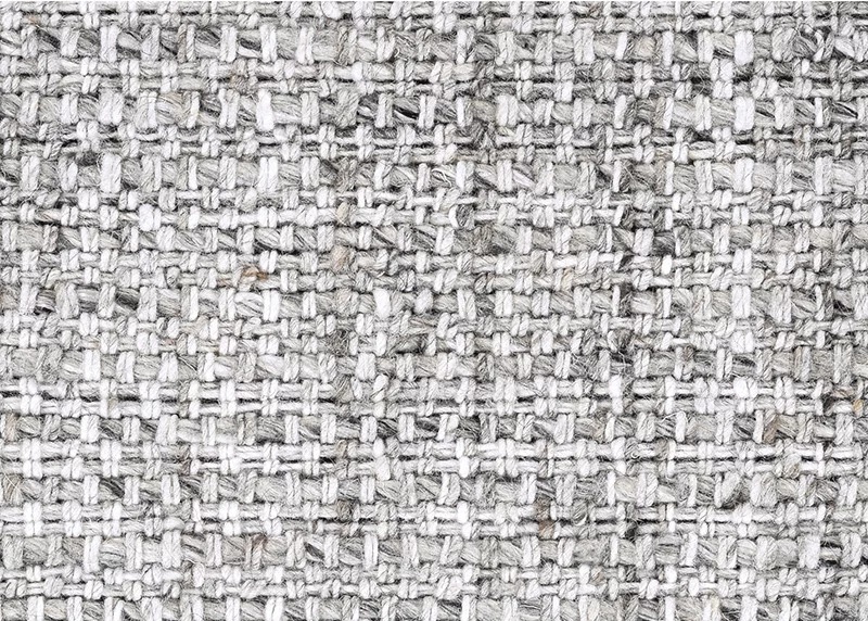 Custom Rugs, Runners & Rounds Cottage Weave 6002/0001 Oatmeal Lt. Grey - Grey Machine Made Rug
