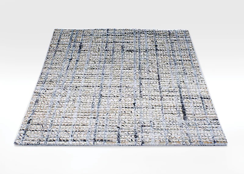Custom Rugs, Runners & Rounds Creekside 8610/0002 Earth Lt. Grey - Grey & Lt. Blue - Blue Machine Made Rug