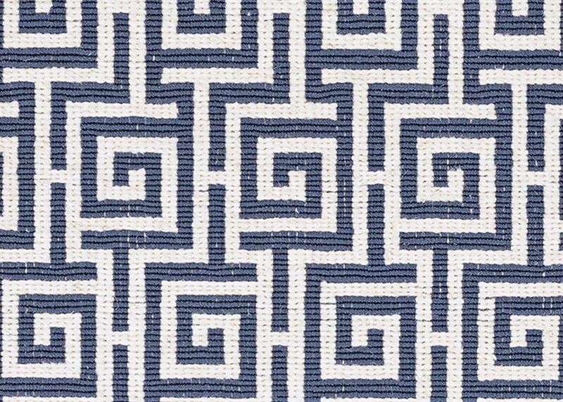 Custom Rugs, Runners & Rounds Emerald Isle 6189/0002 Blue Medium Blue - Navy & Ivory - Beige Machine Made Rug