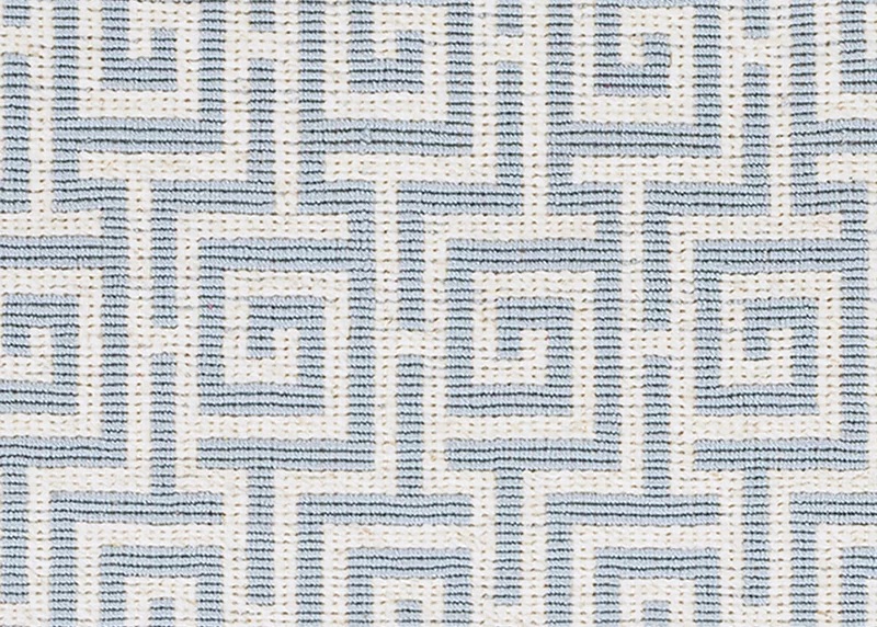 Custom Rugs, Runners & Rounds Emerald Isle 6189/0004 Aqua Ivory - Beige & Lt. Blue - Blue Machine Made Rug