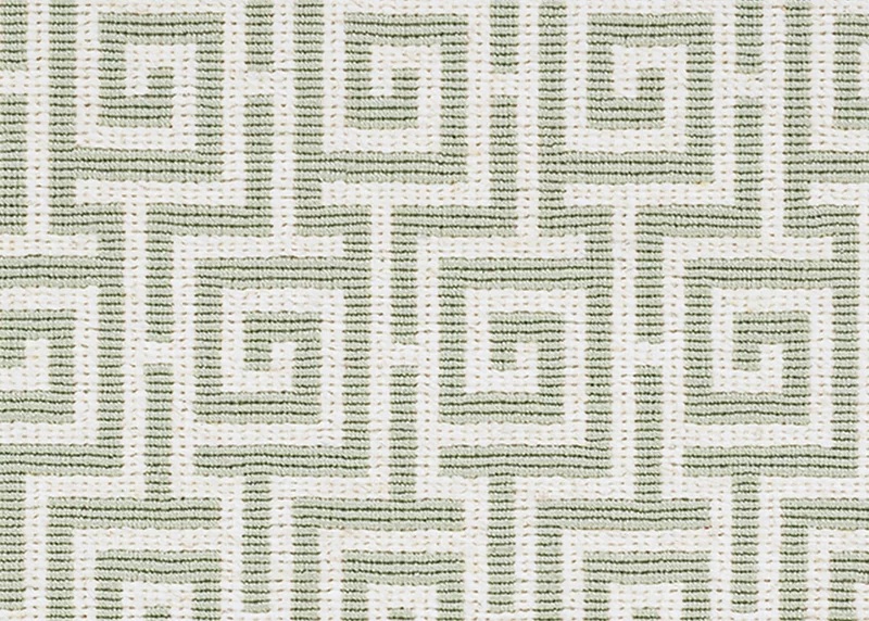 Custom Rugs, Runners & Rounds Emerald Isle 6189/0005 Green Ivory - Beige & Green Machine Made Rug