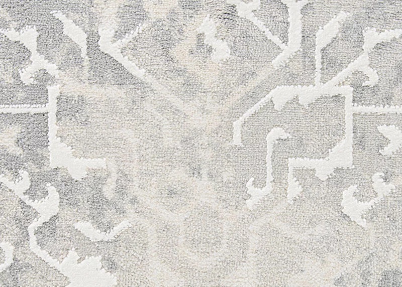 Custom Rugs, Runners & Rounds Haka CBH0/0001 Night Sky Lt. Grey - Grey & Ivory - Beige Machine Made Rug
