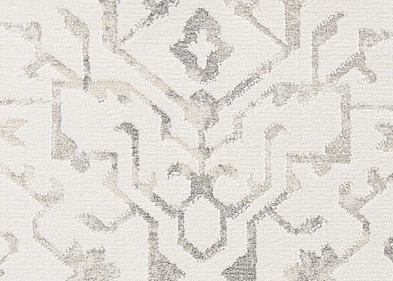 Custom Rugs, Runners & Rounds Haka CBH0/0002 Morning Mist Ivory - Beige & Lt. Grey - Grey Machine Made Rug