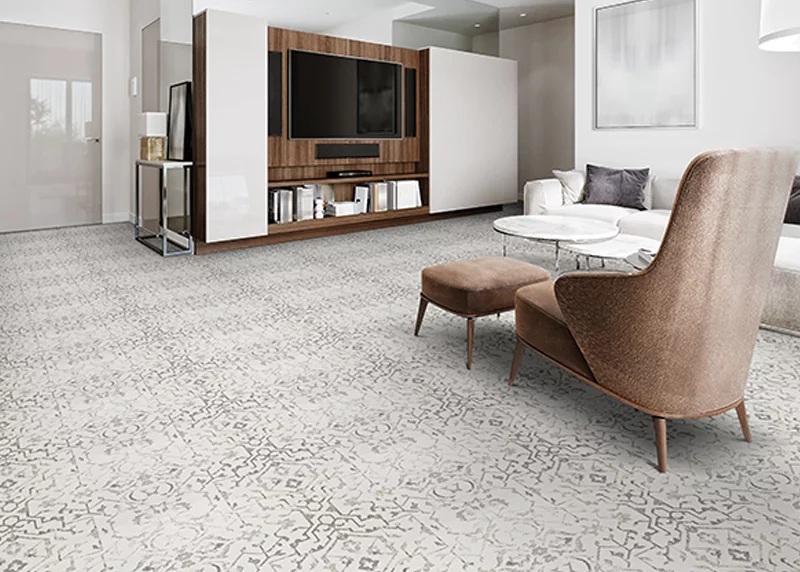 Custom Rugs, Runners & Rounds Haka CBH0/0002 Morning Mist Ivory - Beige & Lt. Grey - Grey Machine Made Rug