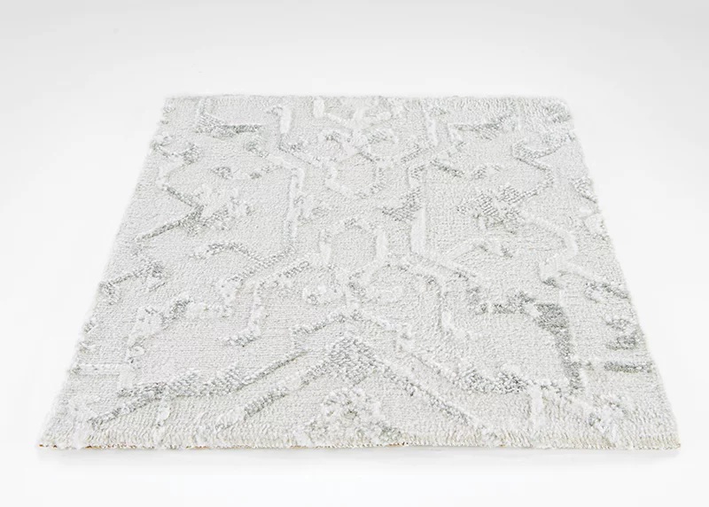 Custom Rugs, Runners & Rounds Haka CBH0/0003 Tidal Foam Ivory - Beige Machine Made Rug