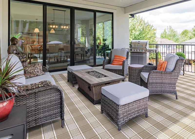 Custom Rugs, Runners & Rounds Harbor Island  CBY1/0001 - 0005 Multiple Colors Available Multi Flat weave Rug