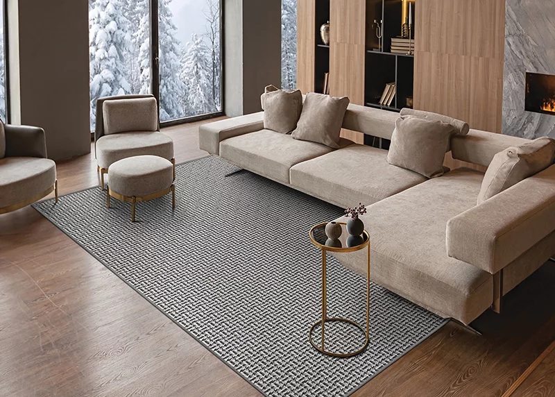 Custom Rugs, Runners & Rounds Ultra Tweed 8673/0001 - 0005 Color Options Other Machine Made Rug