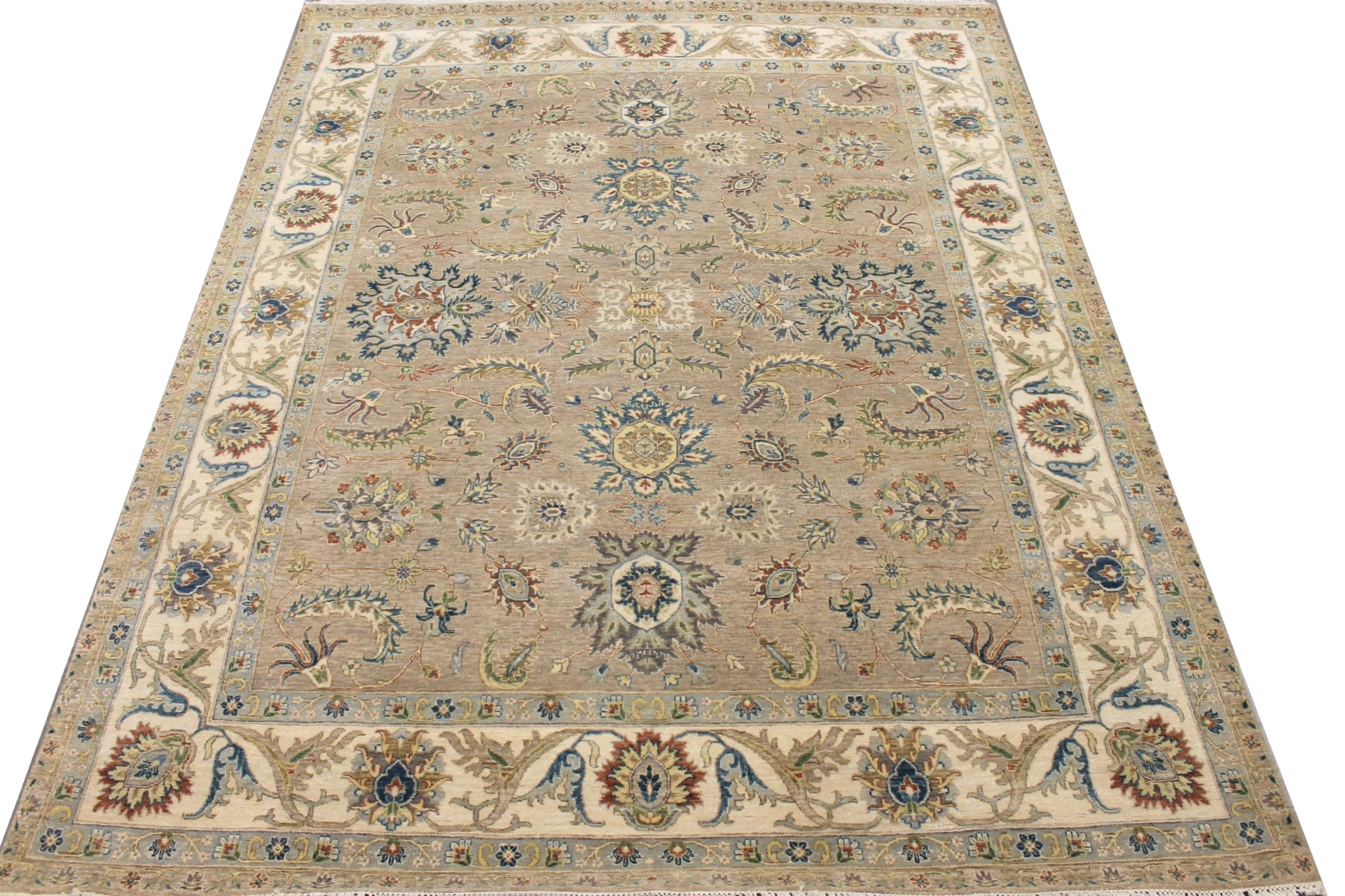 Traditional & Oriental Rugs Sultan 29577 Camel - Taupe & Ivory - Beige Hand Knotted Rug