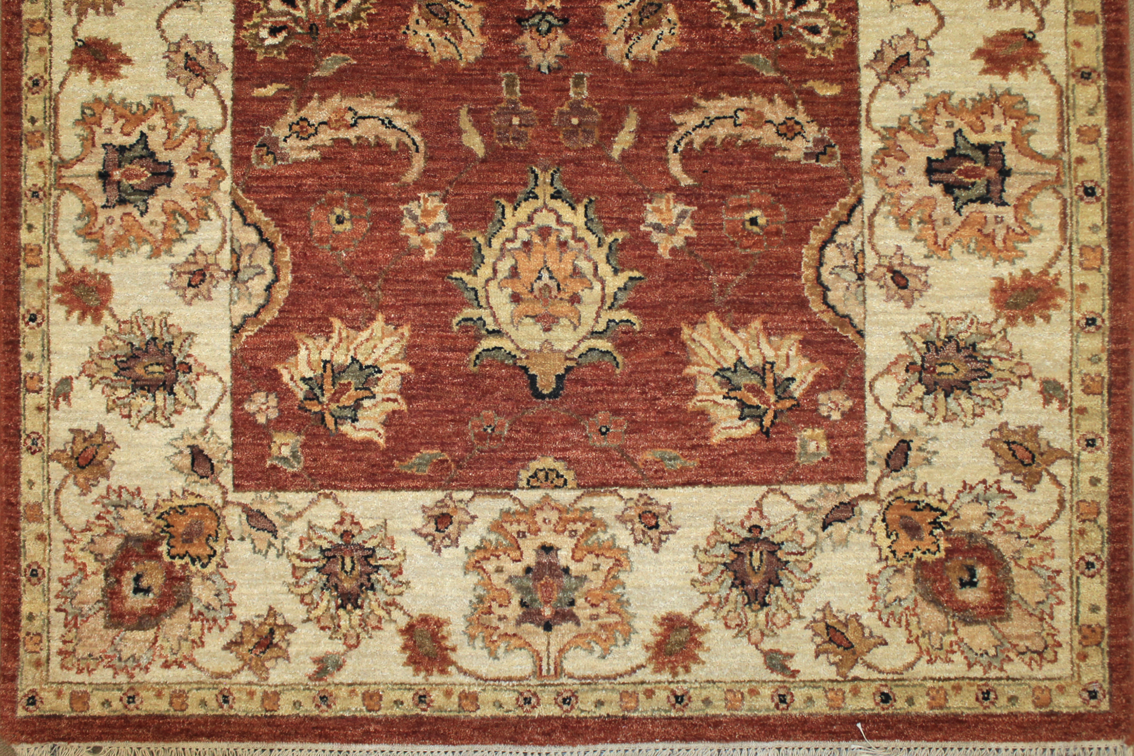 Clearance & Discount Rugs Sultan 10191 Rust - Orange & Ivory - Beige Hand Knotted Rug