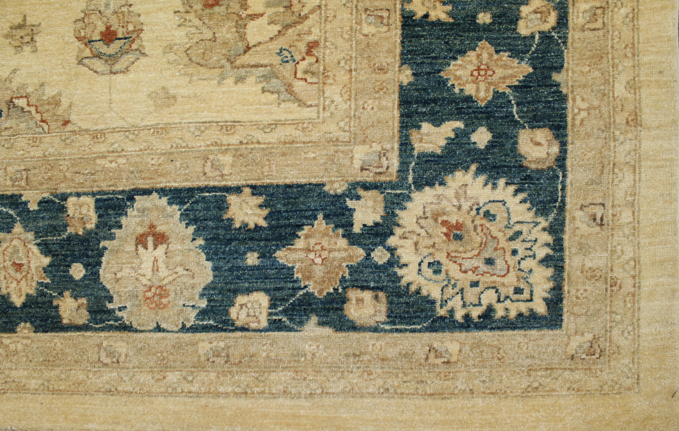 Clearance & Discount Rugs Chobi 10606 Lt. Gold - Gold & Medium Blue - Navy Hand Knotted Rug