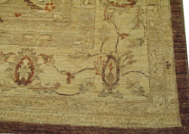 Clearance & Discount Rugs Chobi 10609 Lt. Brown - Chocolate & Lt. Gold - Gold Hand Knotted Rug