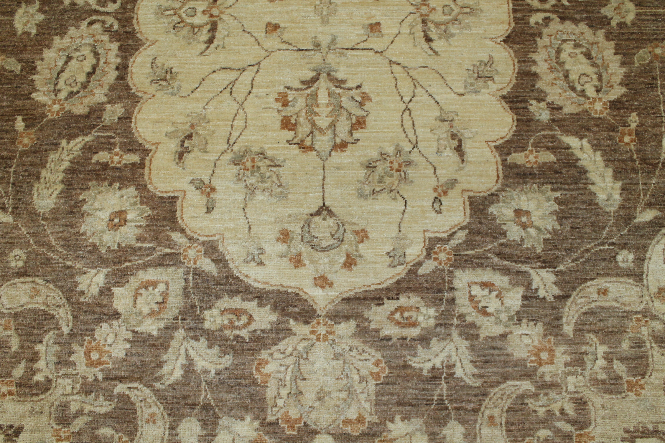 Clearance & Discount Rugs Chobi 10609 Lt. Brown - Chocolate & Lt. Gold - Gold Hand Knotted Rug