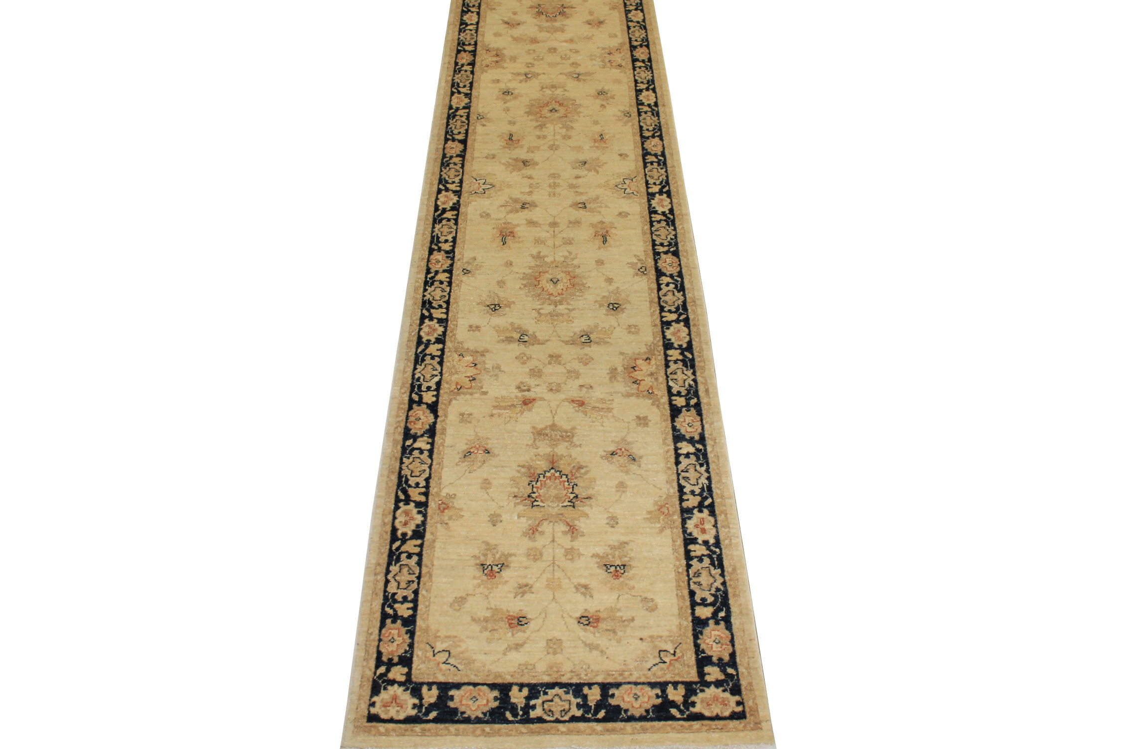 Clearance & Discount Rugs Chobi 10630 Lt. Gold - Gold & Medium Blue - Navy Hand Knotted Rug