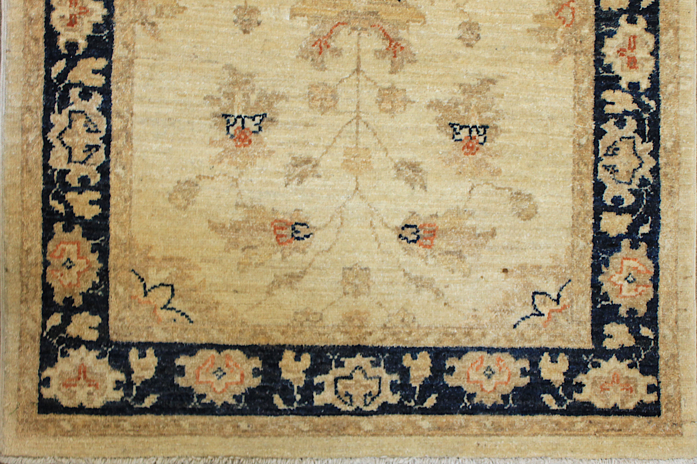 Clearance & Discount Rugs Chobi 10630 Lt. Gold - Gold & Medium Blue - Navy Hand Knotted Rug