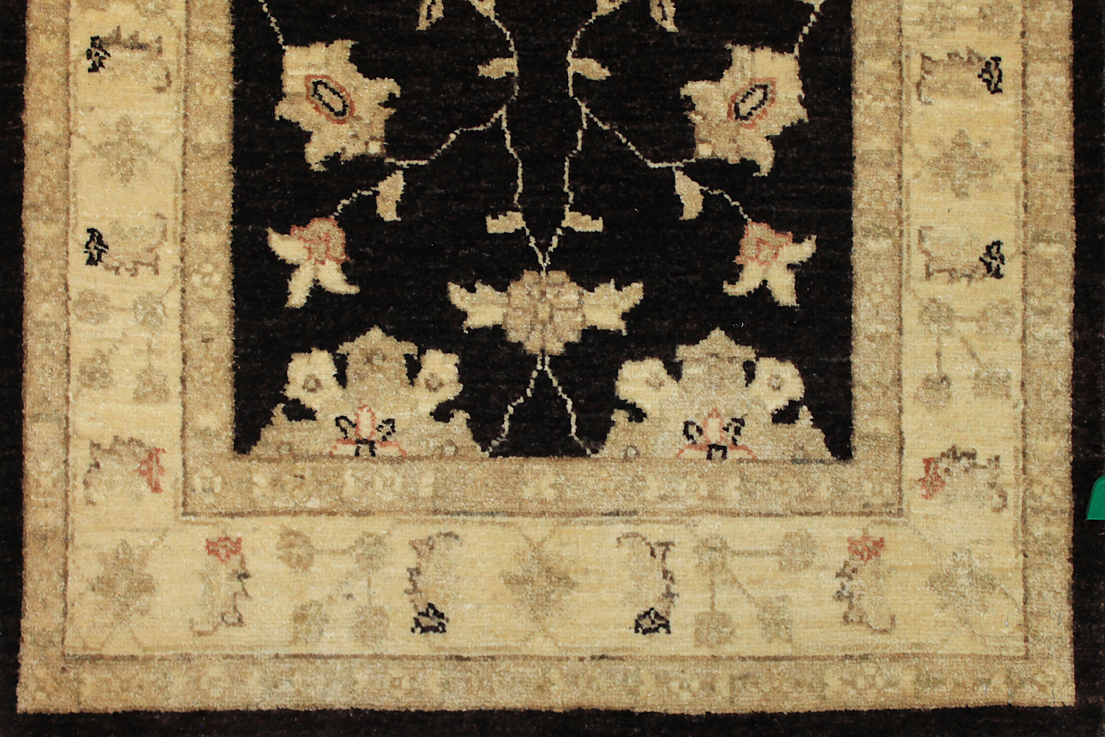 Clearance & Discount Rugs Chobi 10640 Black - Charcoal & Lt. Gold - Gold Hand Knotted Rug