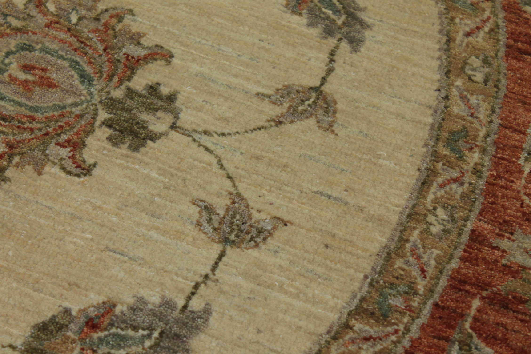 Clearance & Discount Rugs Chobi 10717 Ivory - Beige & Rust - Orange Hand Knotted Rug