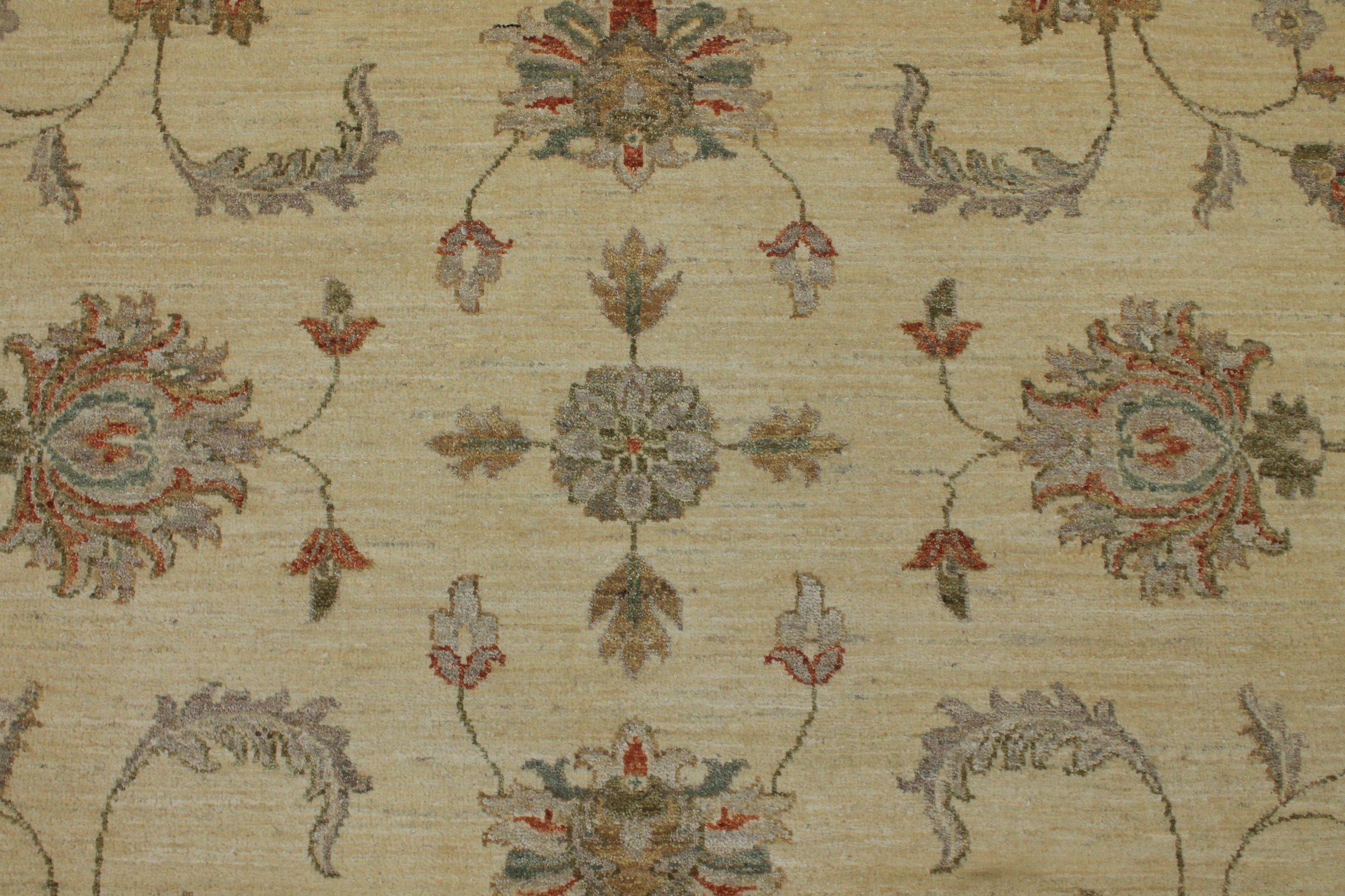 Clearance & Discount Rugs Chobi 10717 Ivory - Beige & Rust - Orange Hand Knotted Rug