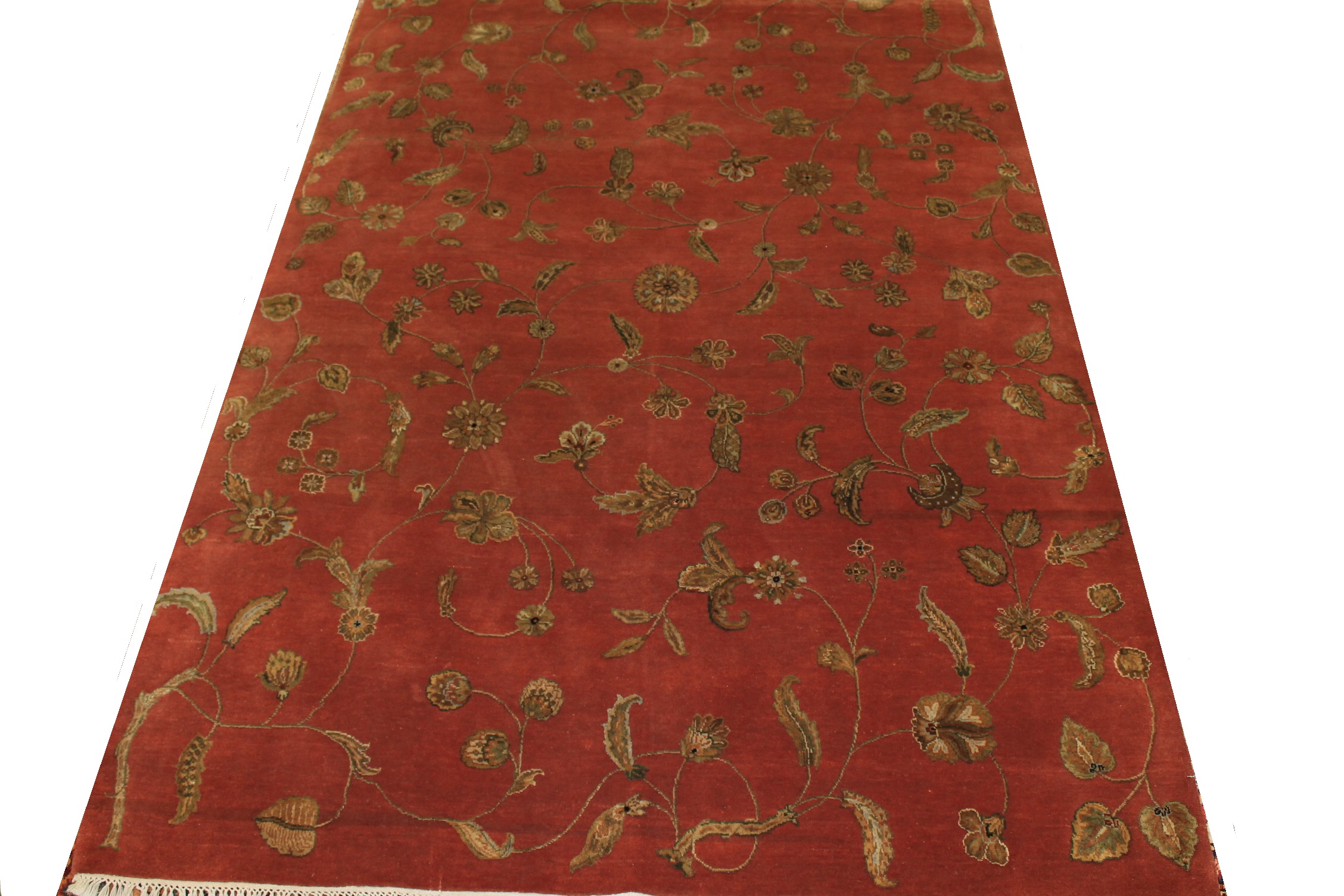 Clearance & Discount Rugs SK-102 10865 Rust - Orange Hand Knotted Rug