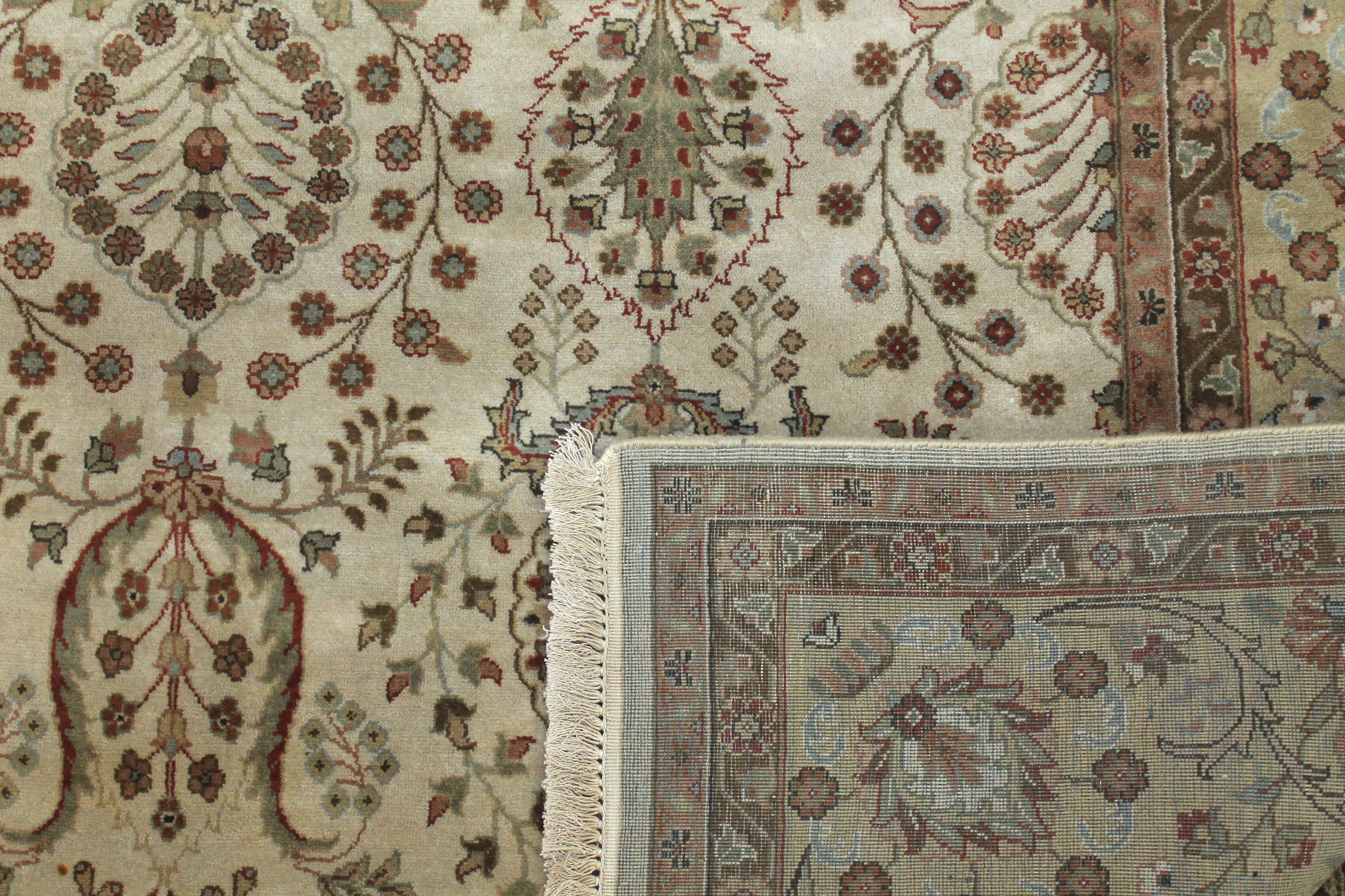 Clearance & Discount Rugs 11162 11162 Ivory - Beige & Camel - Taupe Hand Knotted Rug