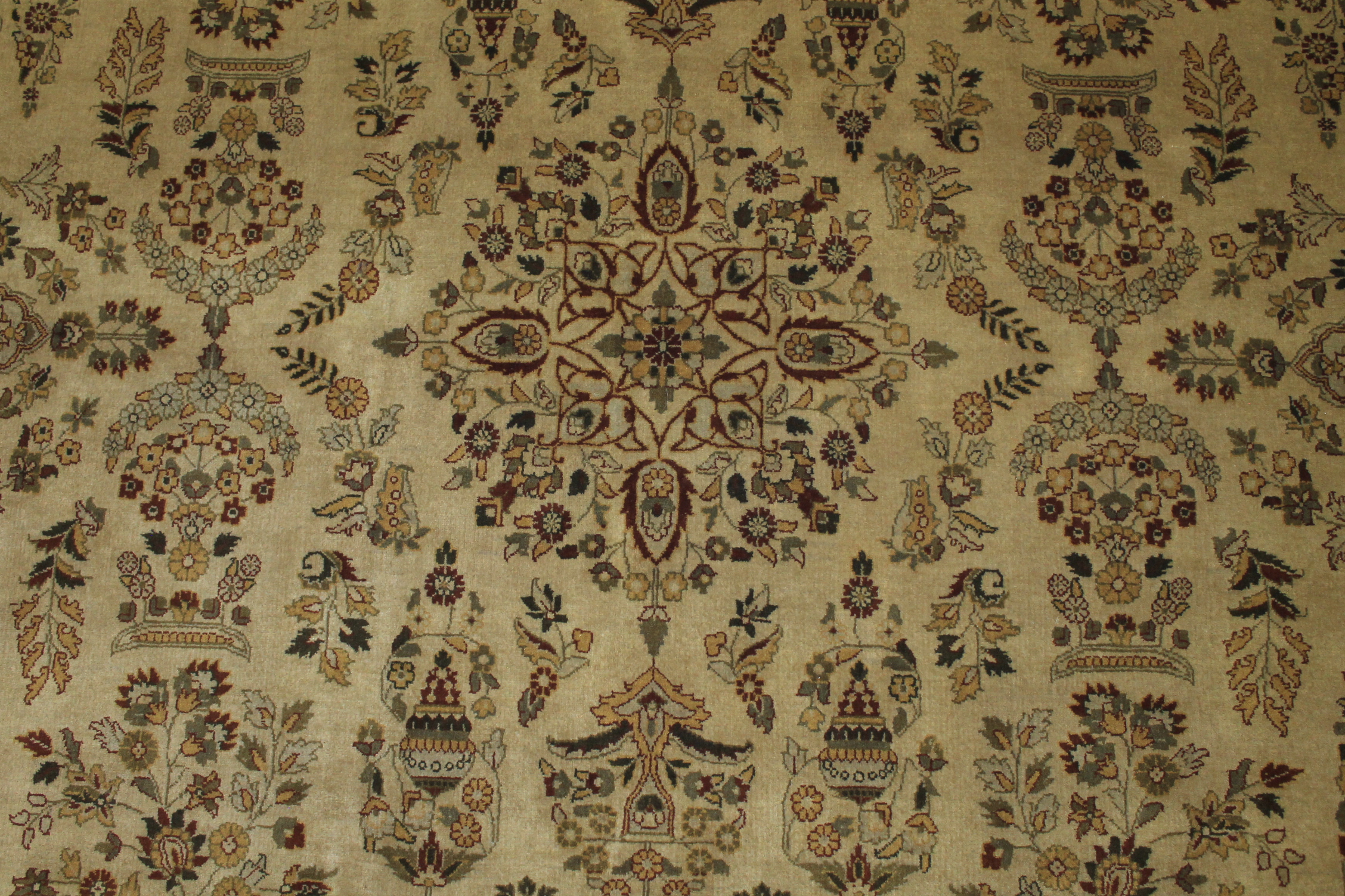 Clearance & Discount Rugs 11164 11164 Lt. Gold - Gold Hand Knotted Rug