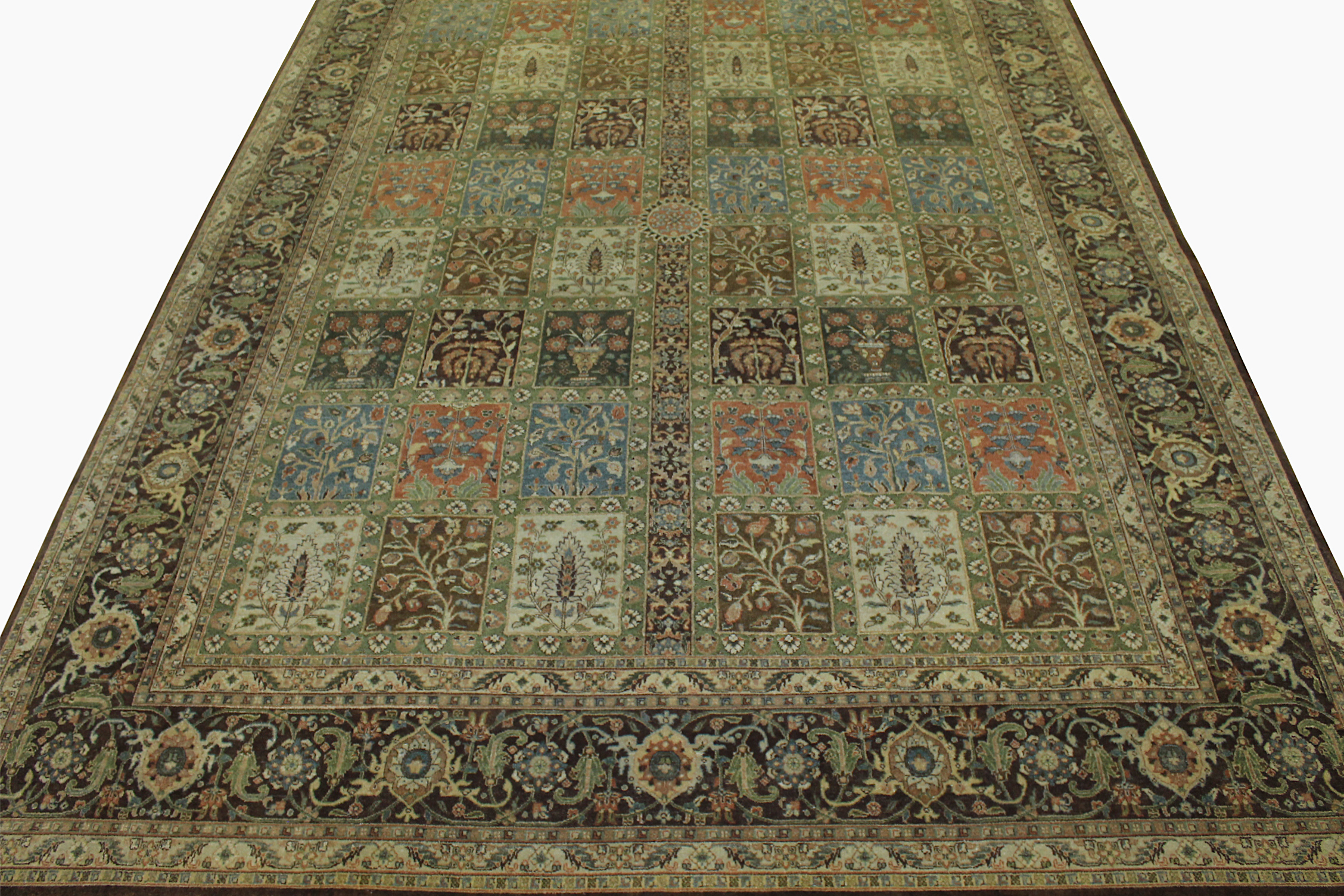 Clearance & Discount Rugs 11171 11171 Multi & Lt. Brown - Chocolate Hand Knotted Rug