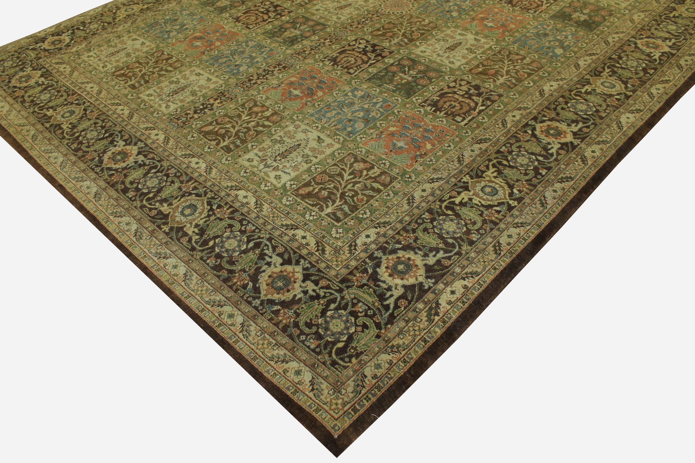 Clearance & Discount Rugs 11171 11171 Multi & Lt. Brown - Chocolate Hand Knotted Rug