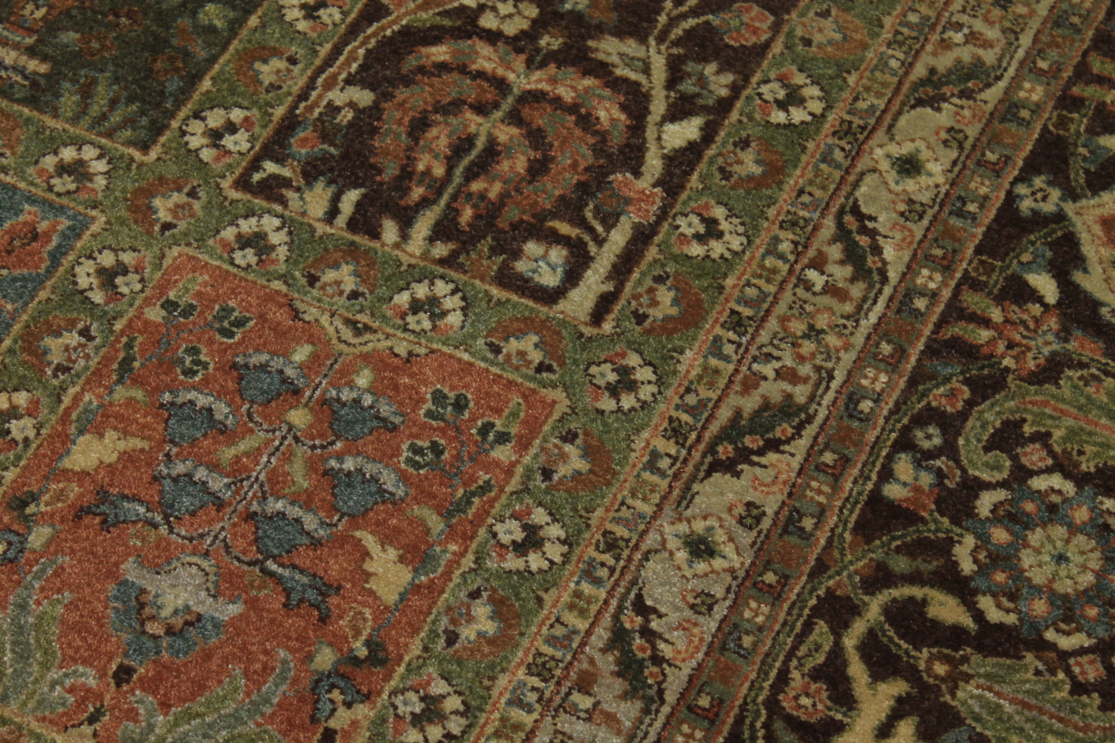 Clearance & Discount Rugs 11171 11171 Multi & Lt. Brown - Chocolate Hand Knotted Rug