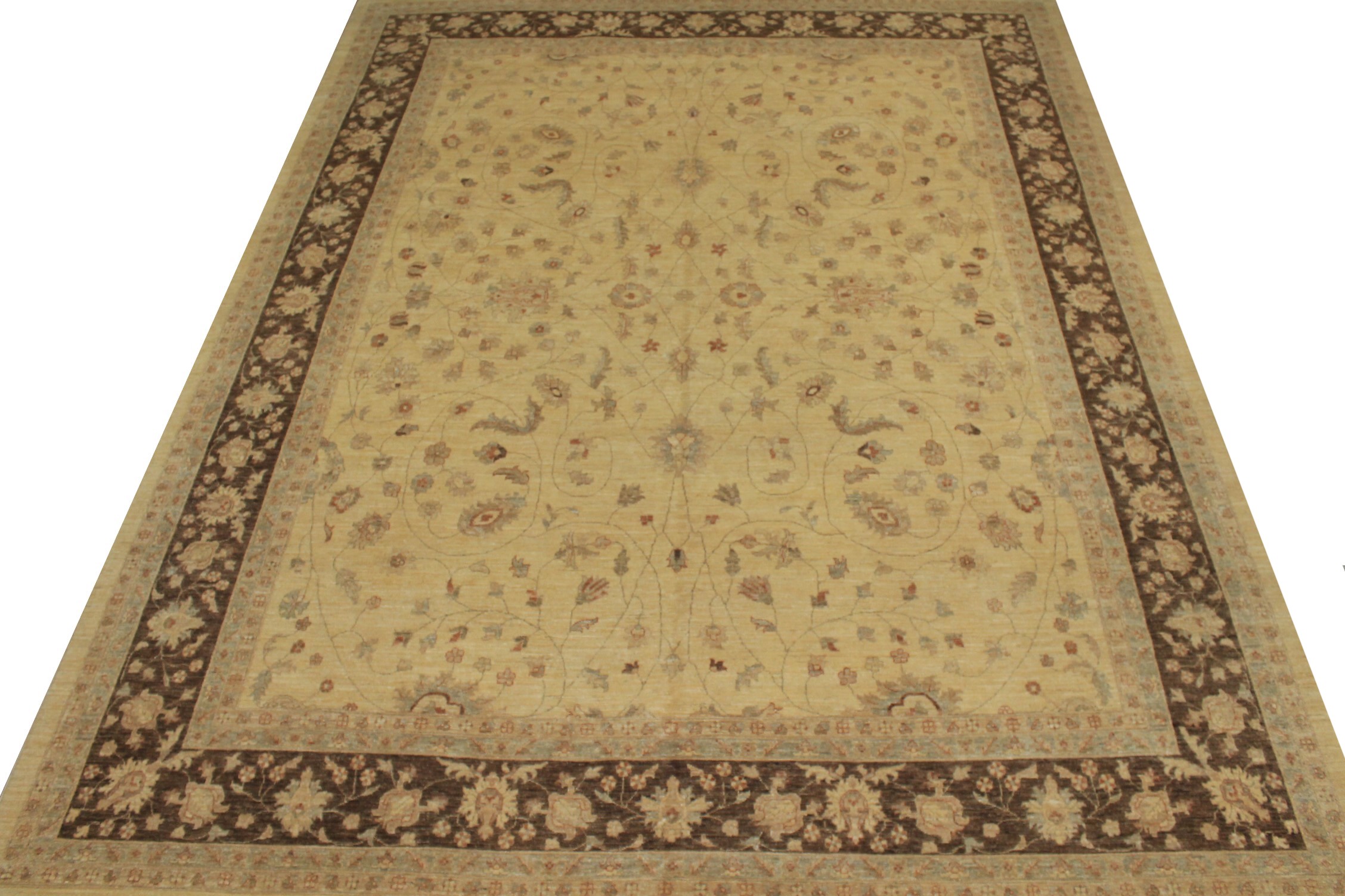 Clearance & Discount Rugs Chobi 11192 Lt. Gold - Gold & Lt. Brown - Chocolate Hand Knotted Rug