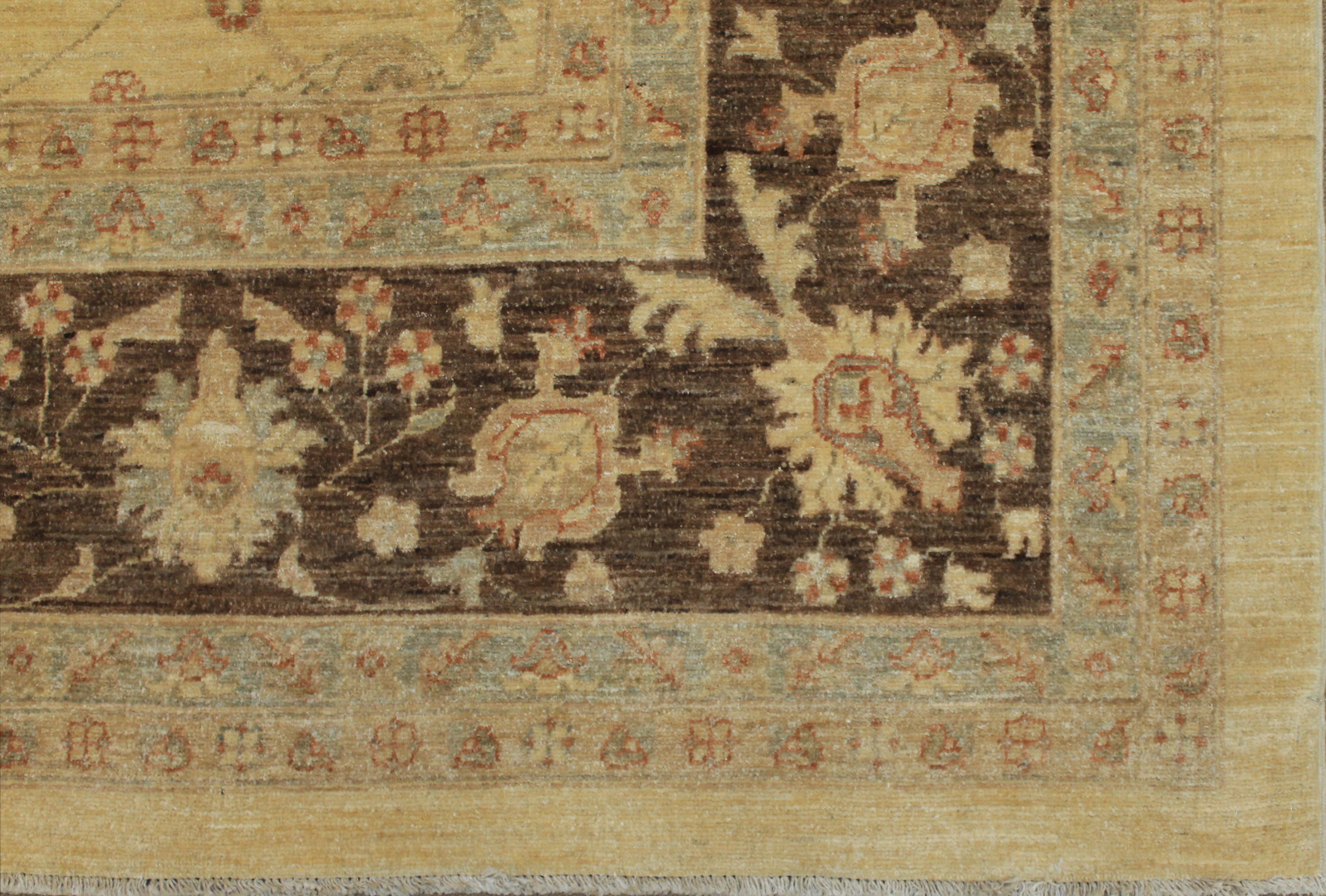 Clearance & Discount Rugs Chobi 11192 Lt. Gold - Gold & Lt. Brown - Chocolate Hand Knotted Rug